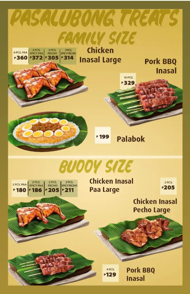 Mang-Inasal-Family-Combo-Savers-Prices