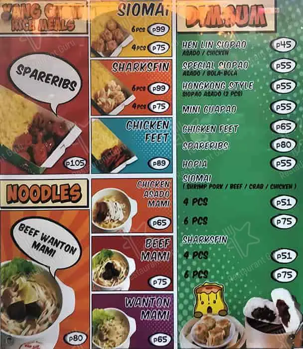 Hen-Lin-Treasure-Meals-Menu-With-Prices