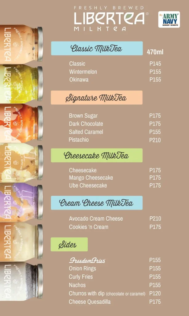 LiberTea-Milktea-Menu-Philippines-Prices-2024