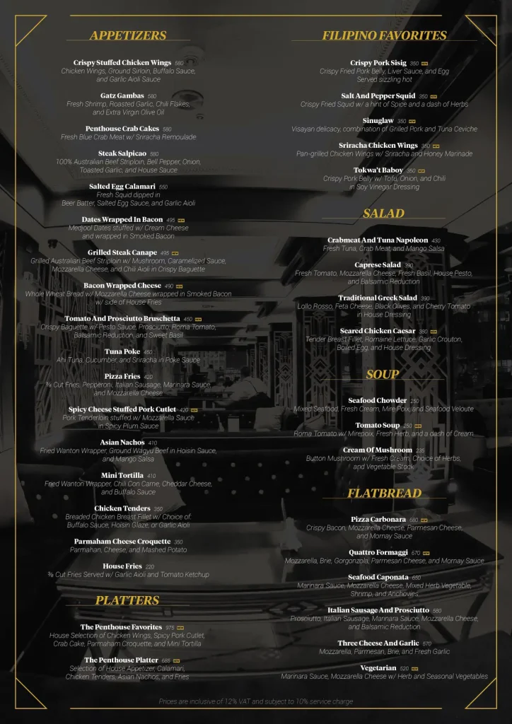 The-Penthouse-8747-Appetizers-Menu-with-Prices