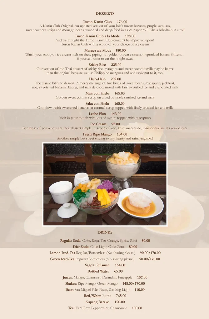 Kanin-Club-Desserts-Prices