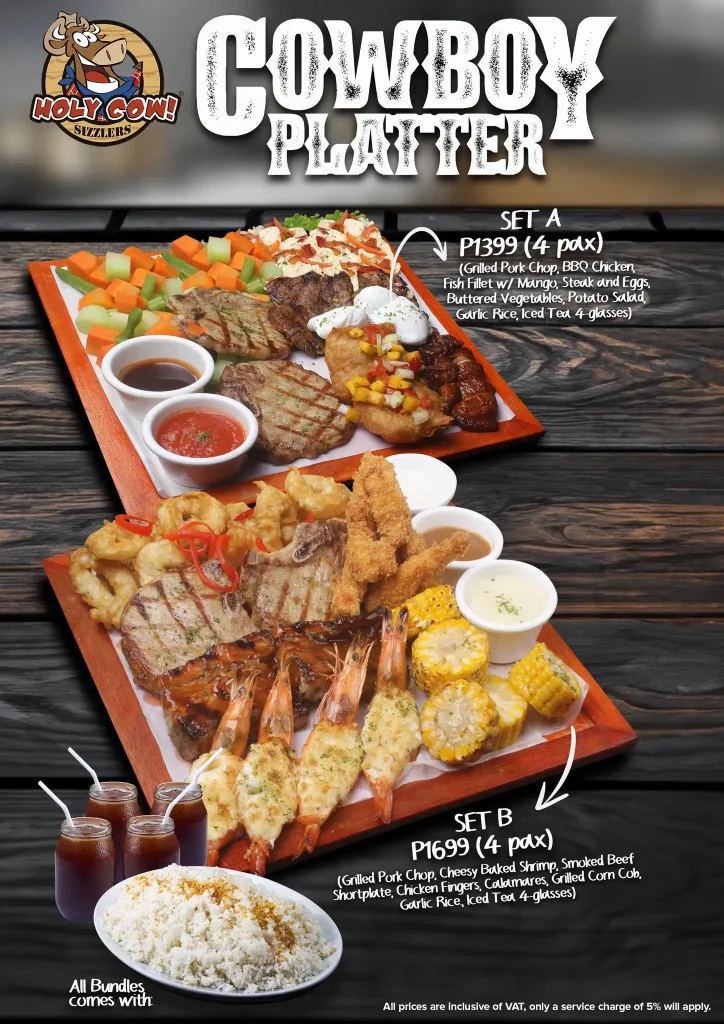 Holy-Cow-Cowboy-Platter-Sets-A-and-B-Menu