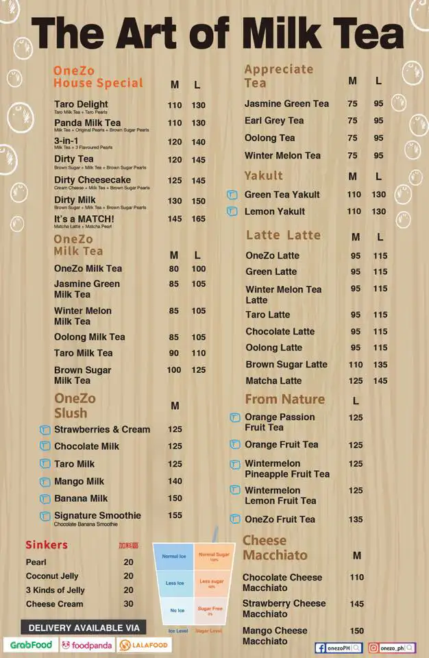 OneZo-Appreciate-Tea-Menu